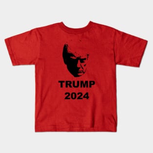 Trump 2024 Silhouette Kids T-Shirt